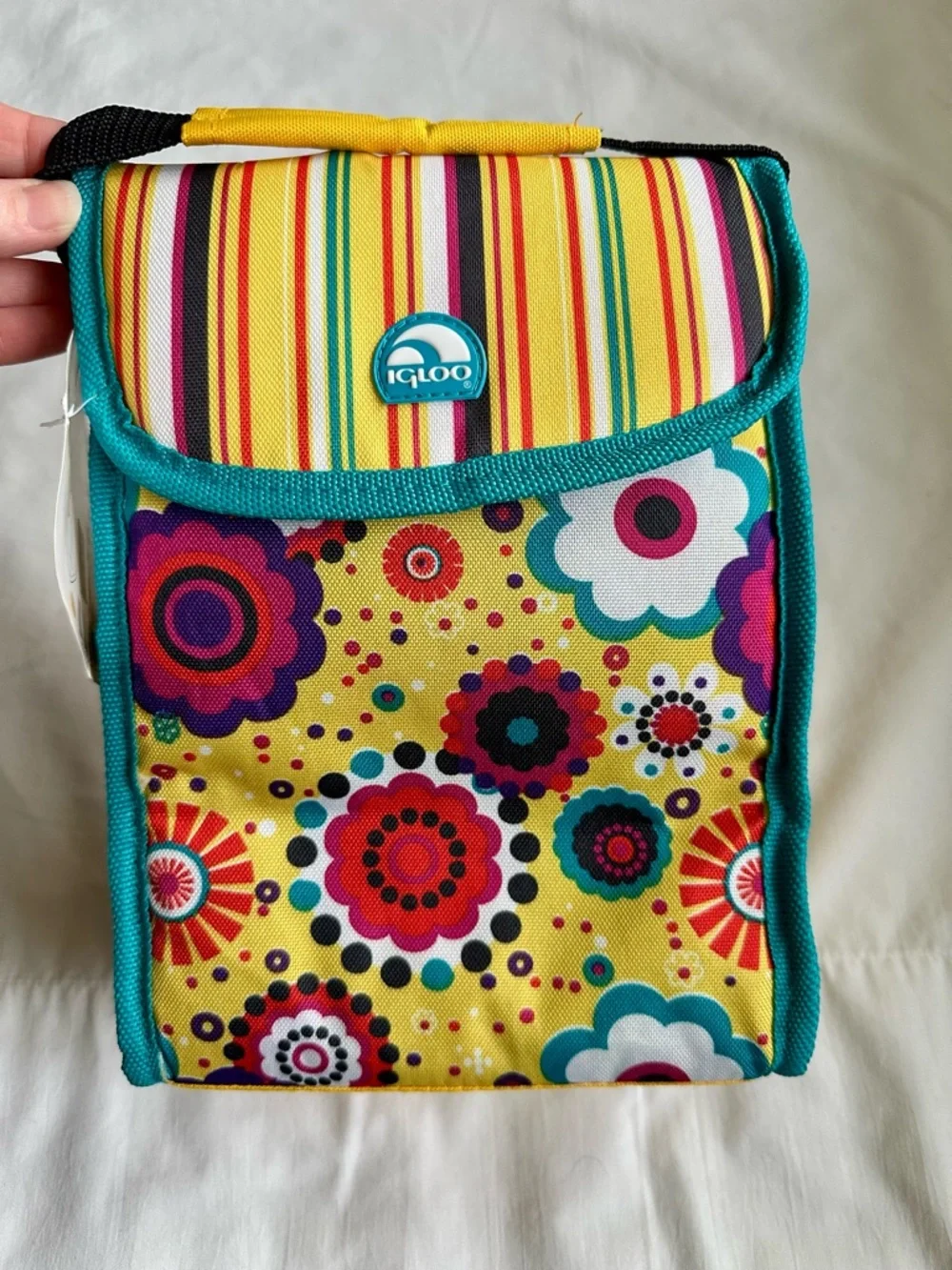 Igloo Floral Insulated Lunch Bag - Yellow - Picture 5 of 9